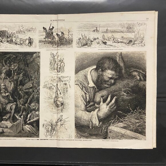 Gustave Dore, Don Quixote, Antique Print - Picture 5 of 5
